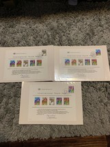 United Nations (SC26) 1984 International Youth Year Souvenir Card set Of 3 - £1.59 GBP