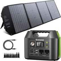 80,000Mah Portable Power Bank With Ac Outlet For Outdoors, 100W Solar Panel. - £276.03 GBP