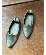 Vintage Small Etched Solid Brass Asian Shoes Ash Tray or Incense Burners... - £11.64 GBP