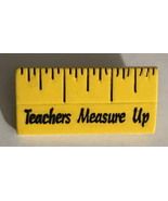 Teachers Measure Up Vintage Collectible Pin J1 - $7.91