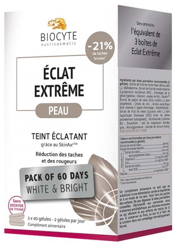 Biocyte Extreme Radiance 3 x 40 Capsules - $185.00