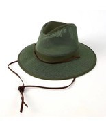 Henschel Men&#39;s Packable Aussie Breezer Green Safari Hat XL New - £38.75 GBP