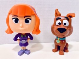 Hanna Barbera Scooby Doo &amp; Daphne Bobbleheads McDonalds Kids Meal Toys F... - £9.41 GBP