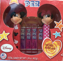 Disney Mickey &amp; Minnie PEZ Dispenser Friends Forever Boxed Set 2014 - New - $12.95