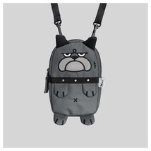 Cute Pugs Dobermann Dog Mini Crossbody Bags for Women Harajuku Street Handbag Sm - £28.76 GBP