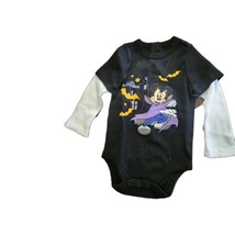 Disney Store Halloween Vampire  Mickey Mouse Bodysuit Sz 12-18 Mos - $187.28 MXN