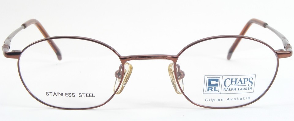 Vintage CHAPS Ralph Lauren 52 C1H RUSSET EYEGLASSES GLASSES FRAME 45-21-130 mm Item image 2