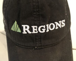 Regions Golf Hat Cap PGA Champions Tour Black Adjustable ba2 - £7.17 GBP