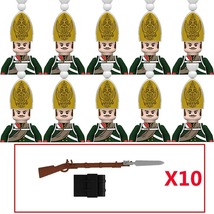 10PCS Military Figures Napoleonic Wars Series Building Blocks Weapons Br... - £26.37 GBP