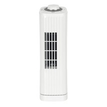 Optimus F-7348WH 14 Inch Portable Ultra-Slim Desktop Tower Fan in White - £51.70 GBP