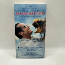 As Good As It Gets VHS 1997 Jack Nicholson Helen Hunt Greg Kinnear Comed... - $9.50