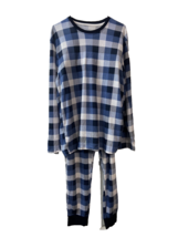 George Mens XLThermal Buffalo Check Pajama Bottom Lounge Pant  With Matching Top - £10.30 GBP