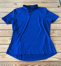 Lululemon Men’s Short Sleeve Polo Shirt Size XL Blue R3 - £30.50 GBP