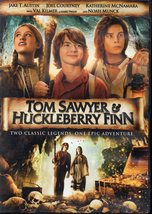 Tom Sawyer &amp; Huckleberry Finn (Dvd) Val Kilmer As Mark Twain, Kids Movie, Oop - £5.10 GBP