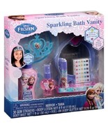 Disney Frozen Sparkling Bath Vanity with Tiara and Sticker Earrings Lotion - £10.44 GBP
