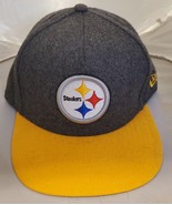 Pittsburgh Steelers Hat 9Fifty Leather Buckle Hat Medium-Large - £7.34 GBP