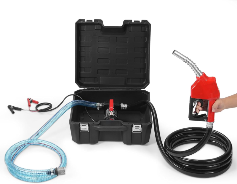 12V DC 10 GPM 1/4 HP, Portable Electric Diesel Transfer Pump with Automa... - $170.38
