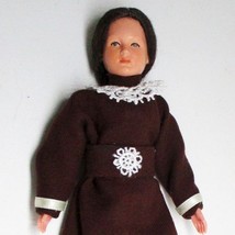 Lady Doll 11 1451 Caco Long Maroon Dress Boots Flexible Dollhouse Miniature - £26.76 GBP