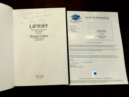 Michael Collins Apollo 11 Nasa Astronaut Signed Auto 1ST Ed Liftoff Book Zarelli - £633.08 GBP