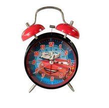 Pixar Alarm Clock Lightening McQueen Racing Disney Cars Twin Bell Needs ... - $11.88