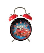 Pixar Alarm Clock Lightening McQueen Racing Disney Cars Twin Bell Needs ... - $221.67 MXN