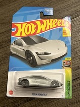 2022 Hot Wheels Silver TESLA Roadster #162/250 HW Exotics #1/10 - £2.95 GBP