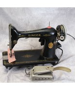 Singer Sewing Machine 1930 AD Jan 28 1930 1/10000  Knee Pedal and Extras - $4,408.82 MXN