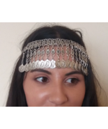 Tigran the Great Forehead Flowery Silver Plated Drop, Armenian Headpiece... - $78.65 CAD