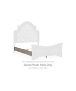 Lodenbay - Antique Gray - Queen Panel Rails - $1,797.18 MXN