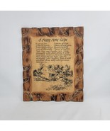 Happy Home Recipe Wood Wall Hanging Vintage Cottagecore - £12.83 GBP