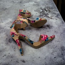 Wild Diva Lounge womens 4 inch ankle strap open toe stiettos high heel s... - $8.98