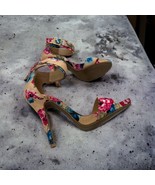 Wild Diva Lounge womens 4 inch ankle strap open toe stiettos high heel s... - $36.02 CAD