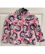 Children&#39;s Place  Pullove Top Girls 4T Fleece Unicorn 1/4 Zip Pink Purpl... - £5.45 GBP