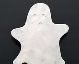 NEW RARE Williams Sonoma White Marble Ghost Shaped Cheese Board 13&quot; x 14... - £116.13 GBP