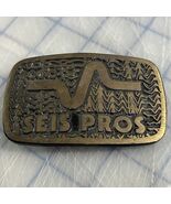 Seis Pros GPR Radar Survey Geologist Geophysicist Solid Brass Belt Buckle - $31.35 CAD