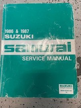 1986 1987 Suzuki Samurai Service Repair Shop Manual OEM - £159.77 GBP
