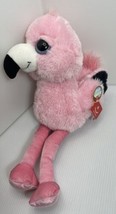 Dreamy Eyes Aurora Pink Flamingo Stuffed Plush 15 New W Tags Bird Plush - $10.39