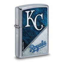 Zippo® MLB®  Kansas City Royals Street Chrome™ Lighter - New Design - $34.99