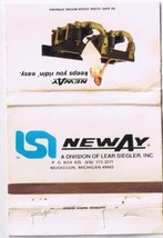 Matchbook Cover Neway Lear Siegler Muskegon Michigan - £0.75 GBP