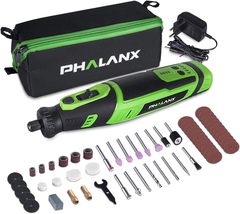 PHALANX 8V Cordless Rotary Tool Kit, 2.0 Ah Battery Rechargeable, Pet Gr... - £33.19 GBP