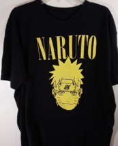 Naruto Shippuden T-Shirt X-Large Black Anime Graphic Distressed See Cond... - £15.53 GBP