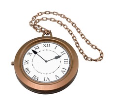 Jumbo Clock Medallion Costume Accessories Unisex Jumbo - £12.10 GBP