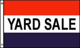 YARD SALE 3X5 FLAG banner sign FL391 wall signs window garage cleaning advertize - $6.64