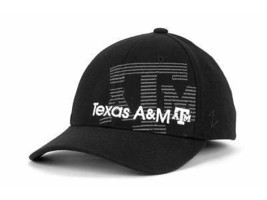 Texas A&amp;M Aggies  Zephyr The Interval Black Flex Fit Baseball Cap Hat M/L - £16.37 GBP