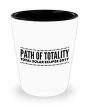 Total Solar Eclipse 2017 - Path Of Totality - Commemorative Ceramic Shot Glass - £13.33 GBP