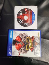 Lot Of 2 :Street Fighter V + Wwe 2K18 [Game Only] (Play Station 4,PS4) Nice Disc - £10.26 GBP