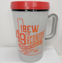 IBEW 49th Reunion American Falls, ID 2017 Travel Coffee Cup Mug Brotherhood - £7.76 GBP