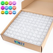 Light Up Ice Cubes Bulk, 200 Pcs Multi Color Led Ice Cubes For Drinks With Chang - £139.87 GBP