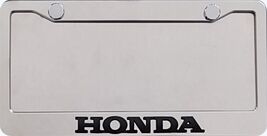 Honda 3D Black Script   ( not printed or decal) Stainless Steel Frame - $461.58 MXN