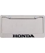 Honda 3D Black Script   ( not printed or decal) Stainless Steel Frame - $29.00